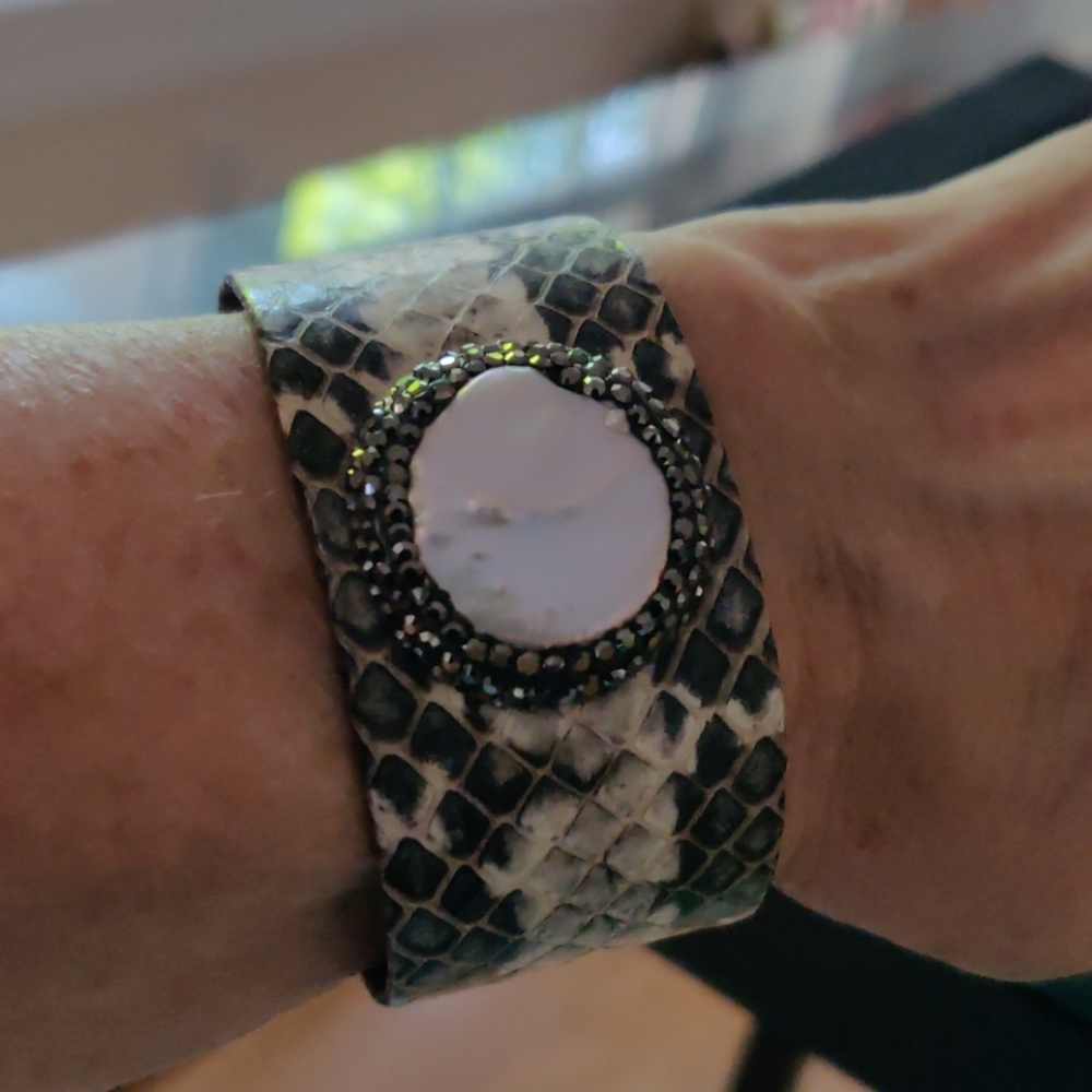 Animal skin Cuff